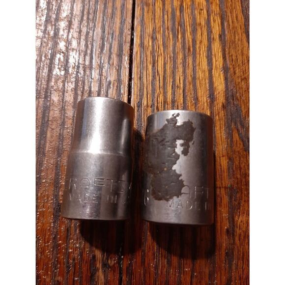 Vintage Lot 2 Craftsman Sears 9/16"  1/2" Drive Sockets G44223 G47503 US - Picture 2 of 4
